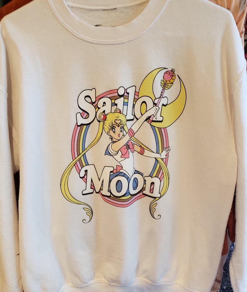 SailorMoon Light Pink Sweatshirt M